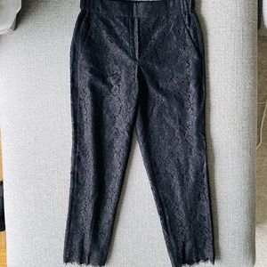 J. CREW Black Lace Pant